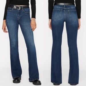 NWT Frame "Le One Flare" High Waisted Blue Jeans In Keller | Women's Size 30-34